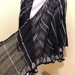 Lucky Brand Accessories - Lucky brand sheer striped kimono Lucky Brand Accessories - Lucky brand sheer striped kimono